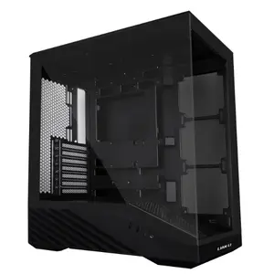 Lian Li V100R (V100RX) ATX Mid-Tower PC Case - Panoramic Tempered Glass, 4x 120mm ARGB PWM Fans, Front RGB Strip, 360mm Radiator & 415mm GPU Support 