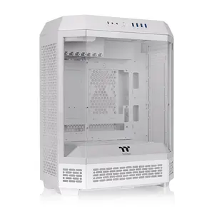 Thermaltake The Tower 600 Snow Mid Tower Chassis | White Vertical Prism Edition