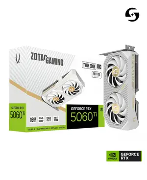ZOTAC GAMING GeForce RTX 5060 Ti 16GB GDDR7 Twin Edge OC White Edition