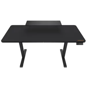 COUGAR E-Star 140 Black | Electric Gaming Desk 1400×600mm | Motorized Height 720–1170mm | 2 Memory Presets | Full Desk Mousepad