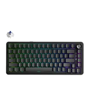 EWEADN MT75 | Tri-Mode Wireless Mechanical Gaming Keyboard | Midnight Black