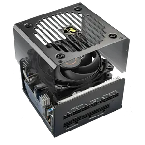 Cougar GEX PRO 850W ATX 3.1 PCIe 5.1 Fully Modular 80 Plus Gold | A+ Cybenetics Gold Certified | 105C Japanese Capacitors | Embossed Black Cables