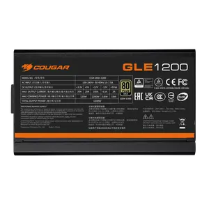 COUGAR GLE 1200W — 80 PLUS Gold | Fully Modular | ATX 3.1 | PCIe 5.1 | 12V-2X6 | Cybenetics Platinum