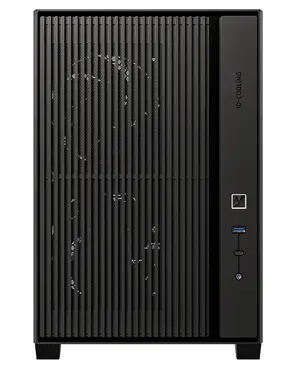 ID-COOLING FLOW 500 AIR Micro-ATX PC Case | High-Airflow Mesh Front, Tempered Glass Side Panel, 3x Pre-Installed PWM Fans & 360mm Radiator Support