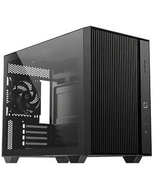 ID-COOLING FLOW 500 AIR Micro-ATX PC Case | High-Airflow Mesh Front, Tempered Glass Side Panel, 3x Pre-Installed PWM Fans & 360mm Radiator Support