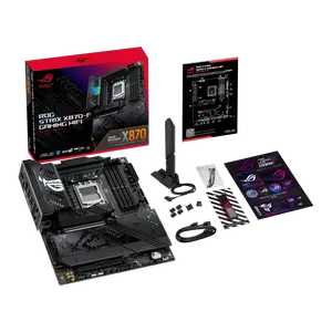 ASUS ROG STRIX X870-F GAMING WIFI AMD AM5 ATX Motherboard, 16+2+2 110A Power Stages, DDR5, 4x M.2, PCIe5.0, USB10G PD30W, Wi-Fi 7