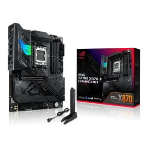 ASUS ROG STRIX X870-F GAMING WIFI AMD AM5 ATX Motherboard, 16+2+2 110A Power Stages, DDR5, 4x M.2, PCIe5.0, USB10G PD30W, Wi-Fi 7