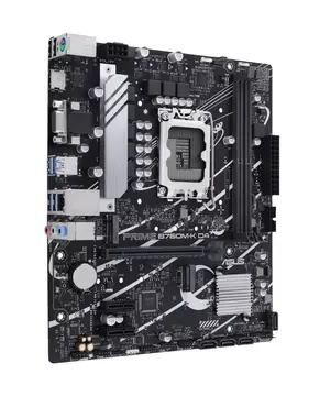 ASUS PRIME B760M-K D4 Intel® LGA 1700 Micro-ATX Motherboard | PCIe 4.0, Dual M.2 NVMe & Realtek 2.5GbE