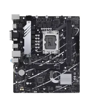 ASUS PRIME B760M-K D4 Intel® LGA 1700 Micro-ATX Motherboard | PCIe 4.0, Dual M.2 NVMe & Realtek 2.5GbE