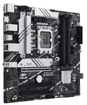 ASUS PRIME B760M-A Intel® LGA 1700 Micro-ATX Motherboard | DDR5, Dual M.2 NVMe, 4x DDR5 & Realtek 2.5GbE