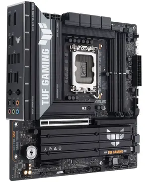 ASUS TUF GAMING B860M-PLUS WIFI Micro-ATX Motherboard | Intel LGA 1851, DDR5 8800+ MT/s (OC), PCIe 5.0 M.2, Wi-Fi 7 & Realtek 2.5Gb LAN