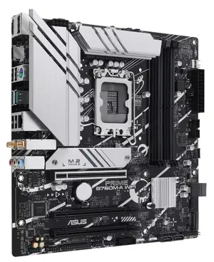 ASUS PRIME B760M-A WIFI Intel® LGA 1700 Micro-ATX Motherboard | DDR5, Wi-Fi 6, Dual M.2 NVMe & 2.5GbE