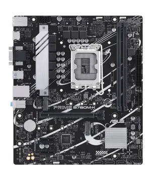 ASUS PRIME B760M-K Intel® LGA 1700 Micro-ATX Motherboard | DDR5, Dual PCIe 4.0 M.2 & Realtek 2.5GbE