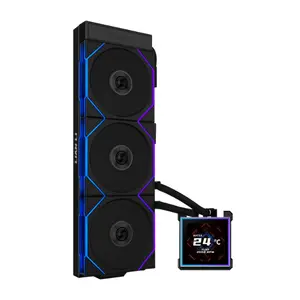 Lian Li Hydroshift II LCD-S 360CL Black & White | 3.4" IPS LCD Magnetic Hot-Swap | 3200RPM Pump | CL Wireless Fans