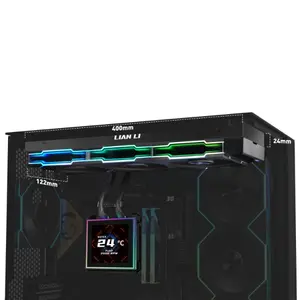 Lian Li Hydroshift II LCD-S 360CL Black & White | 3.4" IPS LCD Magnetic Hot-Swap | 3200RPM Pump | CL Wireless Fans