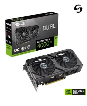 ASUS Dual GeForce RTX | 4060 Ti EVO OC Edition 16GB GDDR6