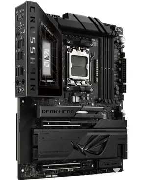 ASUS ROG CROSSHAIR X870E DARK HERO AMD AM5 Flagship ATX Motherboard | Dual PCIe 5.0 x16, 10GbE + 5GbE, Wi-Fi 7 & 20+2+2 Power