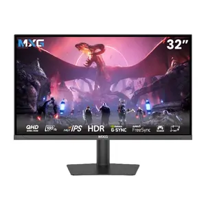 MXG G32IQ-18 32" 2K 180Hz 1ms IPS Gaming Monitor with Hydraulic Height Adjustable Stand