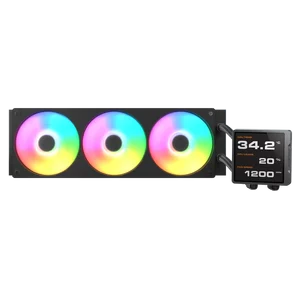 Cougar Poseidon Vistek Pro 360 Black & White | 3.95" IPS LCD 720x720 | Intel Optimized | UTTERIGHT Fins | Single-Frame ARGB