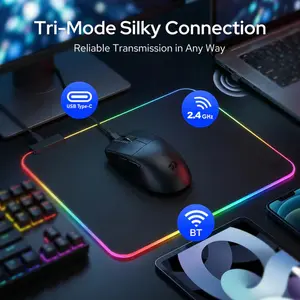 REDRAGON KING ULTRA M999 Wireless Gaming Mouse | 45,000 DPI with Magnetic RGB Charging Dock