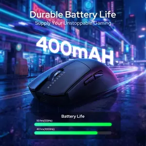 REDRAGON KING ULTRA M999 Wireless Gaming Mouse | 45,000 DPI with Magnetic RGB Charging Dock