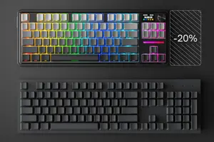 Redragon Antonium LCD Pro K743SP-RGB-PRO | Side Printed PBT Keycaps | Moon Night
