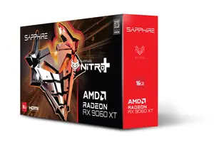 SAPPHIRE NITRO+ Radeon RX 9060 XT OC 16GB GDDR6 — RDNA 4 | 3320 MHz Boost | TRI-X | ARGB | 182W