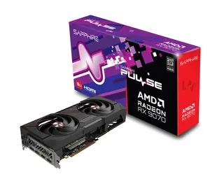 SAPPHIRE PULSE Radeon RX 9070 16GB GDDR6 — RDNA 4 | 2520 MHz Boost | Dual-X Cooling | PCIe 5.0 x16 