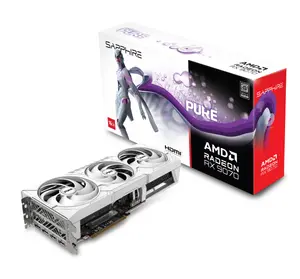 SAPPHIRE PURE Radeon RX 9070 OC 16GB GDDR6 — RDNA 4 | White | 2565 MHz OC | Dual-X | PTM7950 