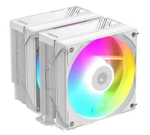 ID Cooling FROZN A620 PRO SE ARGB SNOW — Full White Dual Tower | 6 Heatpipe | 260W TDP | AM4/AM5
