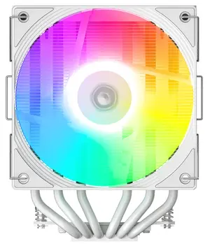 ID Cooling FROZN A620 PRO SE ARGB SNOW — Full White Dual Tower | 6 Heatpipe | 260W TDP | AM4/AM5