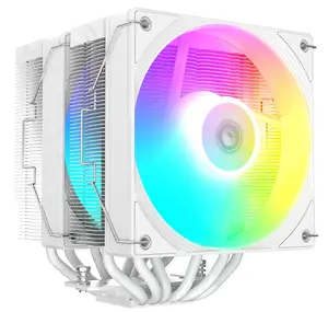 ID Cooling FROZN A620 PRO SE ARGB SNOW — Full White Dual Tower | 6 Heatpipe | 260W TDP | AM4/AM5