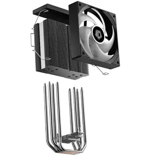 ID Cooling SE-214 XT V2 ARGB Black | 4 Heatpipe | ARGB | AM4/AM5/LGA1851