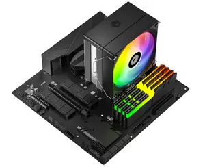 ID Cooling SE-214 XT V2 ARGB Black | 4 Heatpipe | ARGB | AM4/AM5/LGA1851