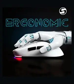CrystalX Frost X20 White Wireless Gaming Mouse | PAW3311 RGB Superlight