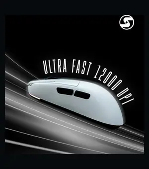 CrystalX Frost X20 White Wireless Gaming Mouse | PAW3311 RGB Superlight