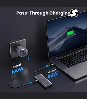 UGREEN Revodok 206 6-in-1 USB-C Hub Docking Station  | 4K HDMI, 100W PD, SD/TF Reader