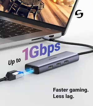 UGREEN Revodok 106 6-in-1 USB-C Hub Docking Station  | 4K HDMI, 100W PD, 5Gbps USB