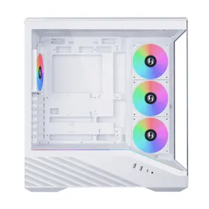 Lian Li V100R (V100RX) ATX Mid-Tower PC Case - Panoramic Tempered Glass, 4x 120mm ARGB PWM Fans, Front RGB Strip, 360mm Radiator & 415mm GPU Support 