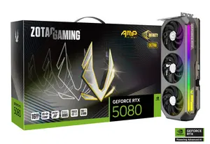 ZOTAC GAMING GeForce RTX 5080 AMP Extreme INFINITY ULTRA 16GB — Strongest OC | Infinity Mirror | 34% Larger Vapor Chamber