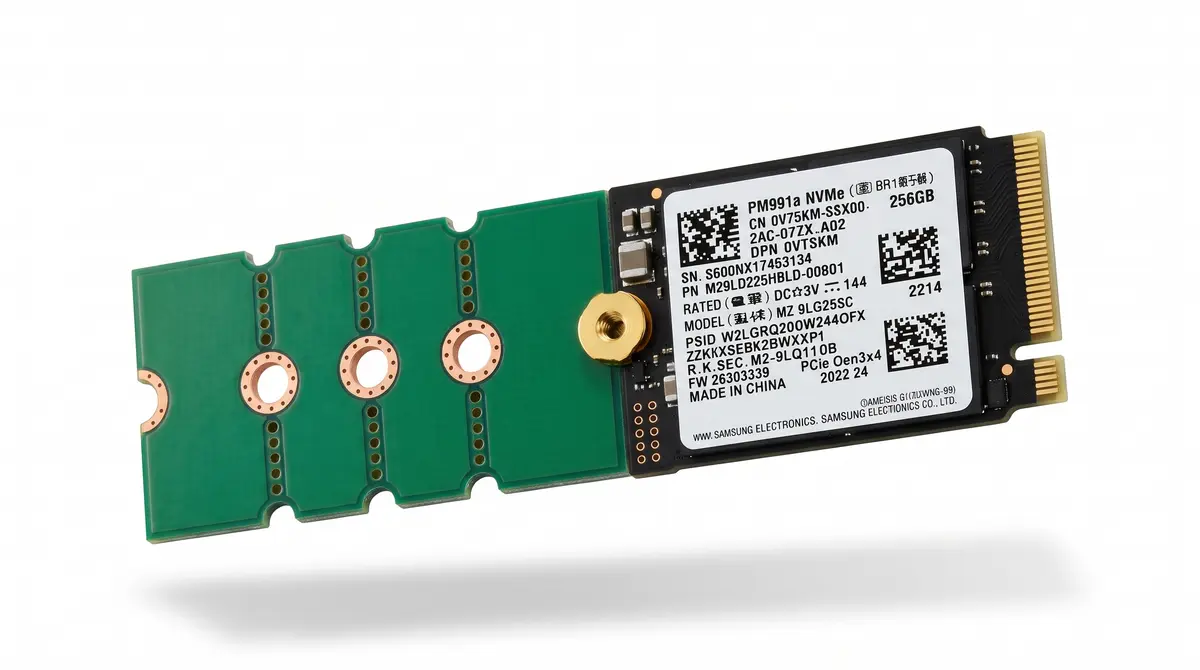 Samsung PM991a 256GB M.2 NVMe SSD + 2280 Adapter Price in Pakistan