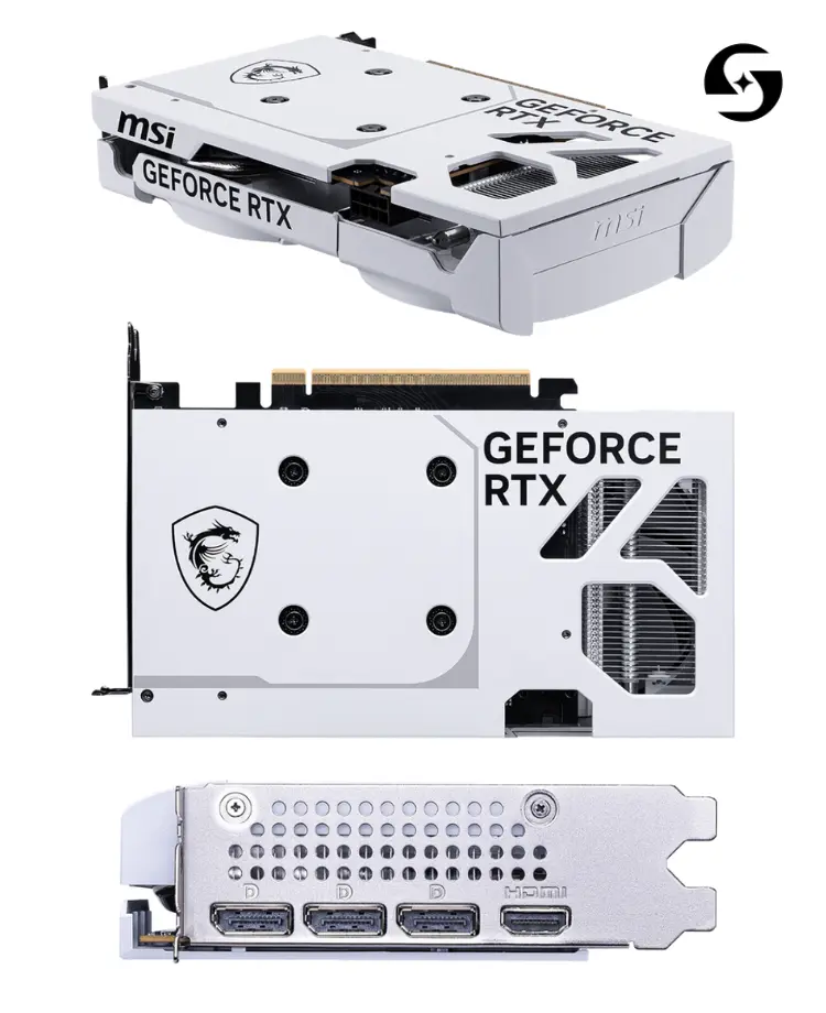 MSI GeForce RTX 5060 8GB GDDR7 VENTUS 2X OC WHITE | Starship Computers