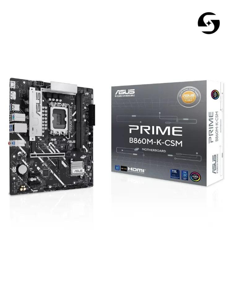 ASUS PRIME B860M-K-CSM Intel LGA 1851 mATX Motherboard | Starship