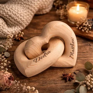 Wooden Infinity Heart