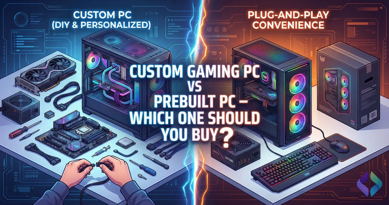 Custom Gaming PC vs Prebuilt PC – Which One Should You Buy?