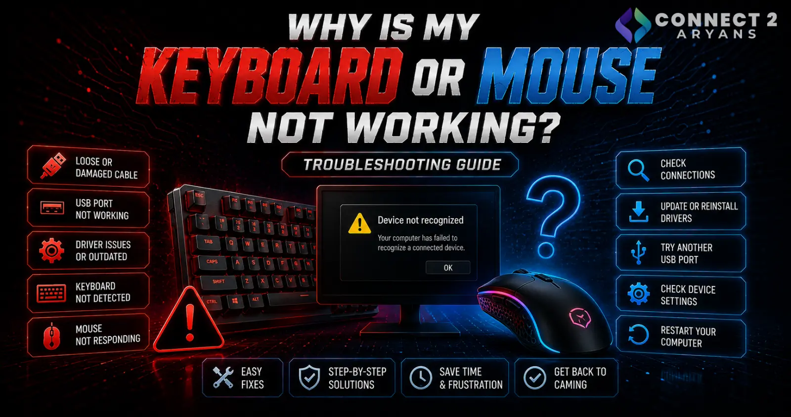 Why Is My Keyboard or Mouse Not Working? Troubleshooting Guide