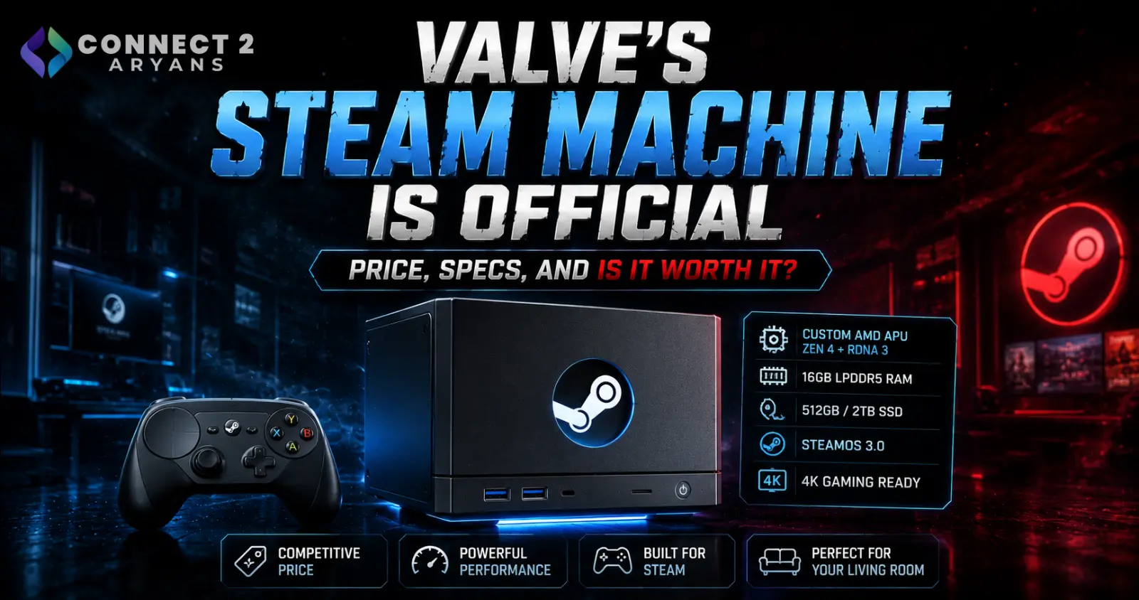 Valve's Steam Machine Is Official — Price, Specs, and Is It Worth It?
