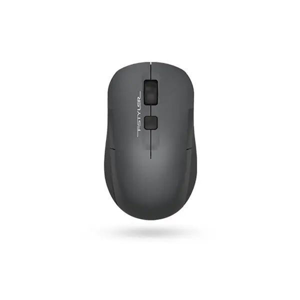 A4Tech FG16CS Air2 Bluetooth & 2.4GHz Wireless Rechargeable Silent Click Mouse, 2400 DPI 4-Level Adjustable Sensor, Air Mouse Function, Multi-Device Connectivity, USB Type-C Charging