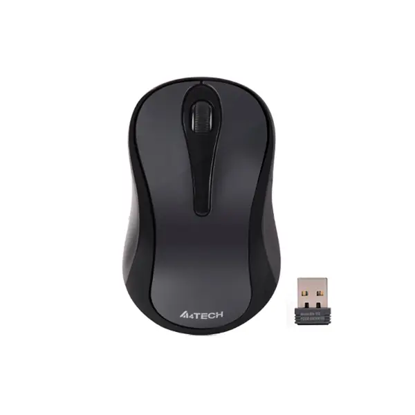 A4Tech G3-280NS Mini Wireless Mouse, 1000 DPI Optical Sensor, 2.4GHz Wireless Connectivity, Compact Portable Design, Power Saving Technology, Mini Receiver