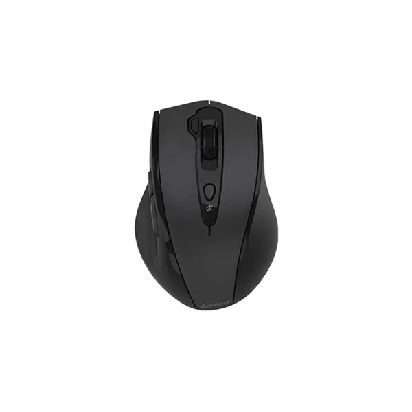 A4Tech G7-810S Air2 Silent Click Wireless Mouse, Air Mouse Function, 2000 DPI Adjustable Optical Sensor, 2.4GHz Wireless Connectivity, Presentation Control, Black Edition